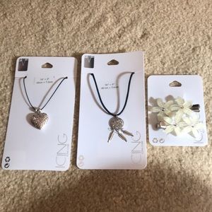 Necklace and hair accessories